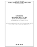 Giáo trình Xây dựng thực đơn (Nghề: Quản trị nhà hàng - Trình độ: Cao đẳng/Trung cấp) - CĐ Kỹ thuật Công nghệ Quy Nhơn