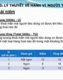 Lý thuyết hành vi người tiêu dùng_Chương 3