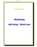 Giáo trình Marketing Nhà hàng - Khách sạn