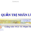 Bài giảng: QUẢN TRỊ NHÂN LỰC