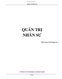 Quản trị nhân sự (Bùi Hoàng Lợi - Tủ sách nhà Quản trị) - 1