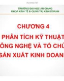 Bài giảng Thiết lập và thẩm định dự án đầu tư: Chương 4 - GV. Phạm Bảo Thạch