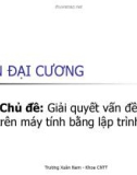 Bài giảng Tin đại cương - Bài 1: Giới thiệu chung