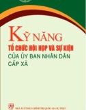 Kiến thức tổ chức sự kiện và hội họp của Ủy ban nhân dân cấp xã: Phần 1