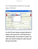 Tạo ổ USB khởi động với nhiều bản Linux dùng công cụ UNetBootin