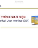 Bài giảng Lập trình Windows - Chương 3: Lập trình giao diện