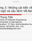 Bài giảng Lập trình Window: Chương 3 - Phan Trọng Tiến