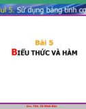 Bài giảng Sử dụng máy tính cơ bản: Bài 5 - ThS. Võ Minh Đức