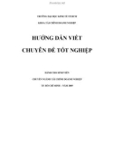 HƯỚNG DẪN VIẾT CHUYÊN ĐỀ TỐT NGHIỆP