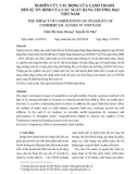 Nghiên cứu tác động của cạnh tranh đến sự ổn định của các ngân hàng thương mại Việt Nam