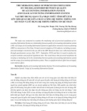 Vai trò trung gian của nhận thức tính hữu ích lên mối quan hệ giữa chất lượng hệ thống thông tin kế toán và sử dụng hệ thống thông tin kế toán