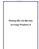 Hướng dẫn cài đặt máy in trong Windows 8