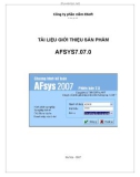 Tài liệu Hướng dẫn sử dụng AFsys 7.0