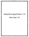 Hướng dẫn sử dụng Windows 7 với Boot Camp – P.2