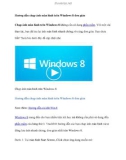 Hướng dẫn chụp ảnh màn hình trên Windows 8 đơn giản