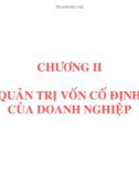 Bài giảng Quản trị tài chính: Chương 2 - ĐH Kinh tế