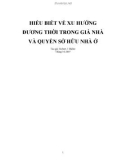 Hiểu biết về xu hướng đương thời trong giá nhà và quyền sở hữu nhà ở