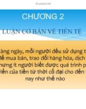 Bài giảng Tài chính tiền tệ: Chương 2 - Nguyễn Anh Tuấn