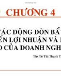 Bài giảng Tài chính doanh nghiệp: Chương 4 - ThS. Thô Thị Thanh Trúc