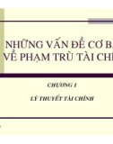 Bài giảng Tài chính tiền tệ: Những vấn đề cơ bản về phạm trù tài chính - ĐH Kinh tế TP.HCM