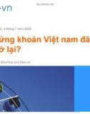 Thuyết trình liệu chứng khoán việt nam đã đắt trở lại