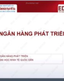 Bài giảng Ngân hàng phát triển – Bài 1: Tổng quan về Dự án phát triển (TS. Trương Thị Hoài Linh)