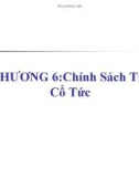 Chính Sách Trả Cổ Tức