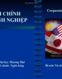 Bài giảng Tài chính doanh nghiệp: Chương 9 - ĐH Thương Mại