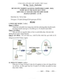 Đề thi & đáp án lý thuyết Quản trị mạng máy tính năm 2012 (Mã đề LT50)