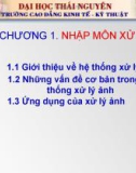 Bài giảng Chương 1: Nhập môn xử lý ảnh