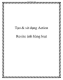 Tạo & sử dụng Action Resize ảnh hàng loạt