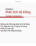 Phân tích hệ thống