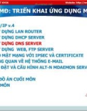 Bài giảng Triển khai ứng dụng mạng - Bài 4: Xây dựng DNS Server