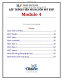 Giáo trình Lập trình viên mã nguồn mở PHP (Module 4) - Trung tâm tin học ĐH KHTN