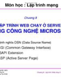 Bài giảng môn Lập trình mạng: Chương 8 - TS. Nguyễn Văn Hiệp