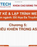 Bài giảng Thiết kế và lập trình Website: Chương 5 - ThS. Dương Thành Phết