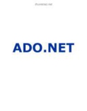 Bài giảng Lập trình quản lý - Chương 1: ADO.NET