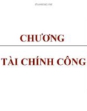 Bài giảng Tài chính tiền tệ: Chương 7 - Tài chính công