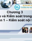 Hệ thống thông tin kế toán - Rủi ro và Kiểm soát trong AIS Chương 3