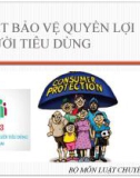 Bài giảng Luật cạnh tranh và luật bảo vệ quyền lợi người tiêu dùng - Bài 5: Những vấn đề chung về bảo vệ quyền lợi người tiêu dùng và pháp luật bảo vệ quyền lợi người tiêu dùng