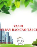 Trình bày báo cáo tài chính - VAS 21