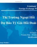 Bài giảng Thị trường ngoại hối dự báo tỷ giá hối đoái - Vũ Đức Hải