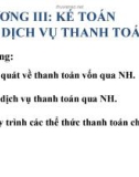 Bài giảng Kế toán ngân hàng - Chương 3