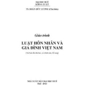 Giáo trình Luật hôn nhân và gia đình Việt Nam: Phần 1 - TS. Đoàn Đức Lương