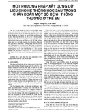 Một phương pháp xây dựng dữ liệu cho hệ thống học sâu trong chẩn đoán một số bệnh thông thường ở trẻ em