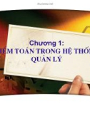 Bài giảng môn Lý thuyết kiểm toán: Chương 1