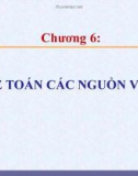 Bài giảng Kế toán công 1 - Chương 6: Kế toán các nguồn vốn