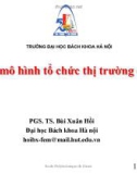 Bài giảng Các mô hình tổ chức thị trường điện - PGS. TS. Bùi Xuân Hồi