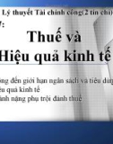 Bài giảng Lý thuyết Tài chính công: Chương 7 - Trương Minh Tuấn