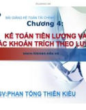 Bài giảng Kế toán tài chính: Chương 4 - Phan Tống Thiên Kiều